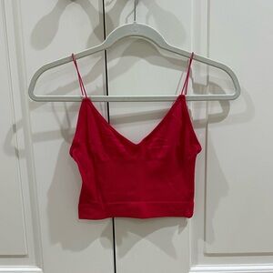 Free People Vibrant Red Camisole Top